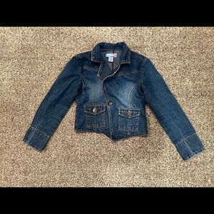 Girls sz 10-12 denim jacket